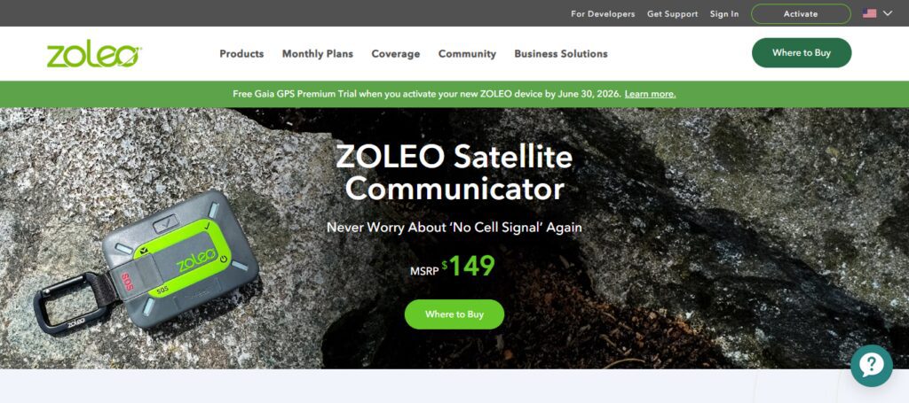 Zoleo Satellite Communicator