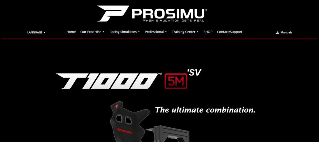 10 Best Ergonomic Motion Simulator Cockpits for Gaming 4 ProSimu T1000 5 Motion Rig