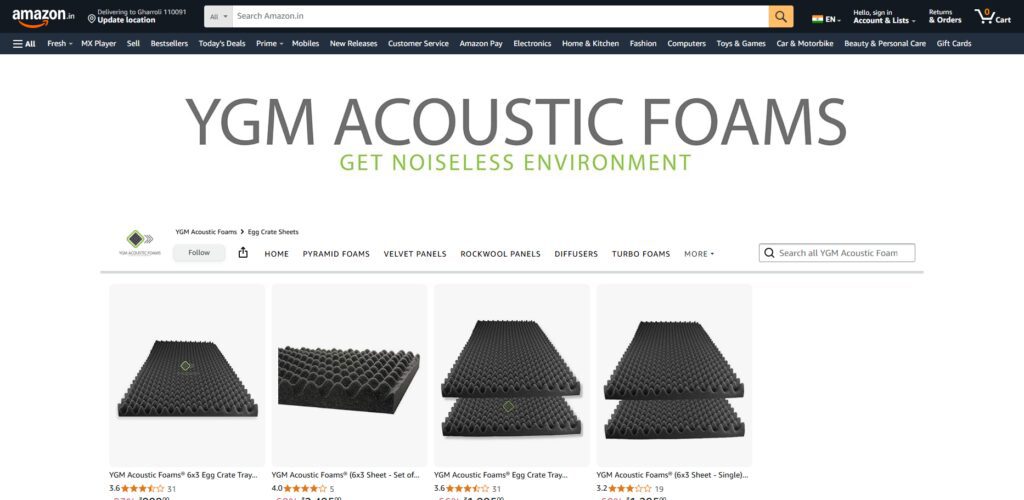 10 Best Soundproofing Acoustic Panel Kits for Home Studios 6 Egg Crate Foam Panels