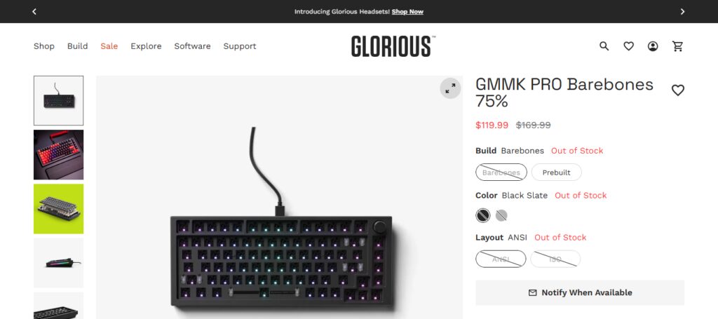 Glorious GMMK Pro