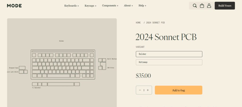Mode Designs Sonnet Hot‑Swap