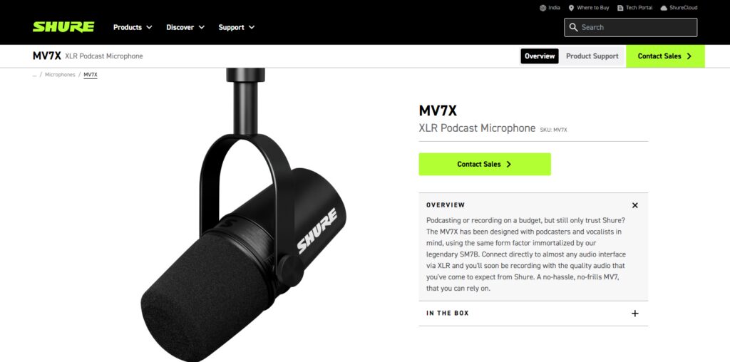 10 Best Professional XLR Microphones & Audio Interfaces 2026 5 Shure MV7X