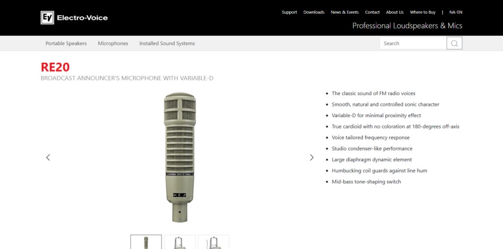 10 Best Professional XLR Microphones & Audio Interfaces 2026 3 Electro-Voice RE20