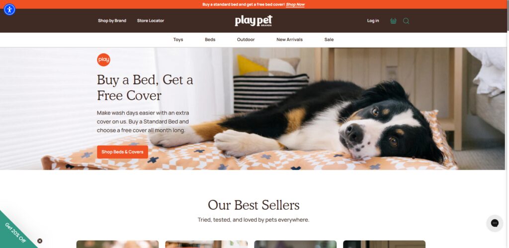P.L.A.Y. Organic Pet Bed