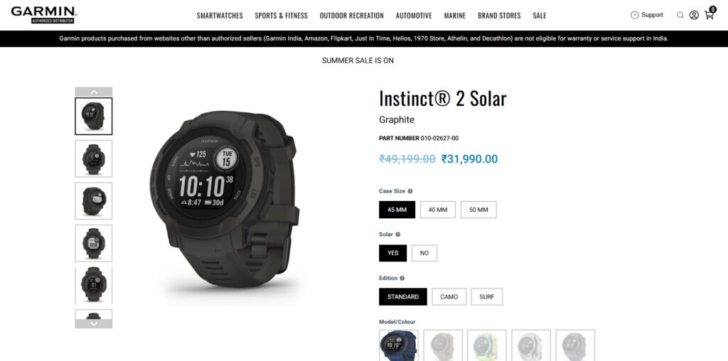 Garmin Instinct 2 Solar