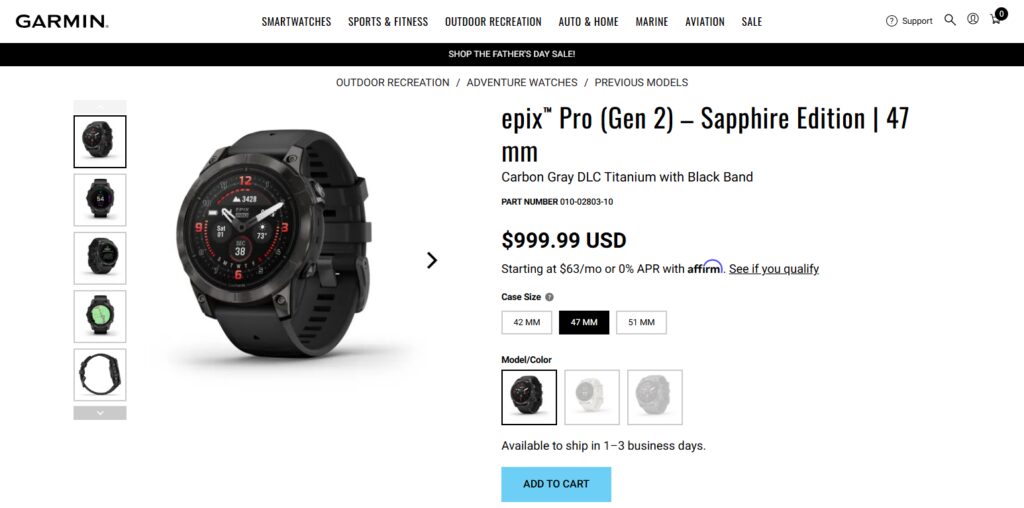 Garmin Epix Pro