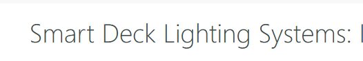 10 Best Smart Exterior Architectural Lighting Solutions 9 Smart Deck and Step lighting