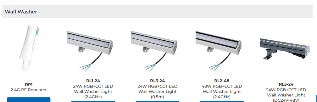 Smart LED Wall Wash Lighting