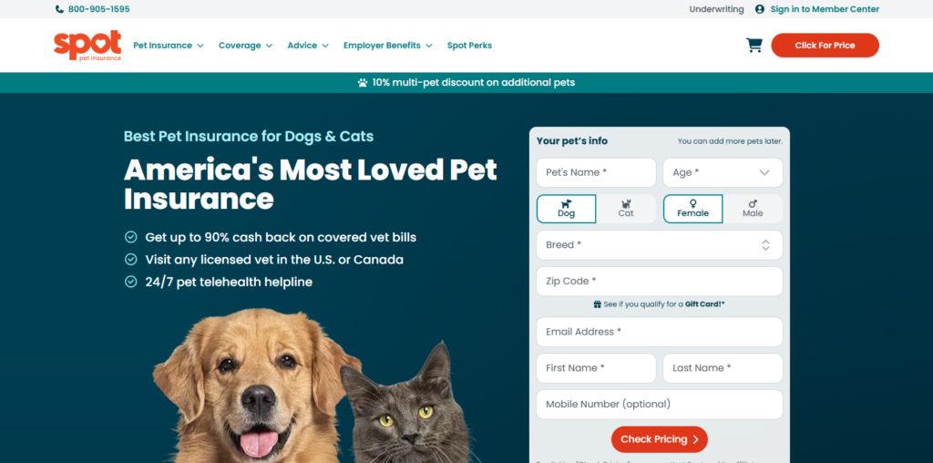 Spot Pet Insurance