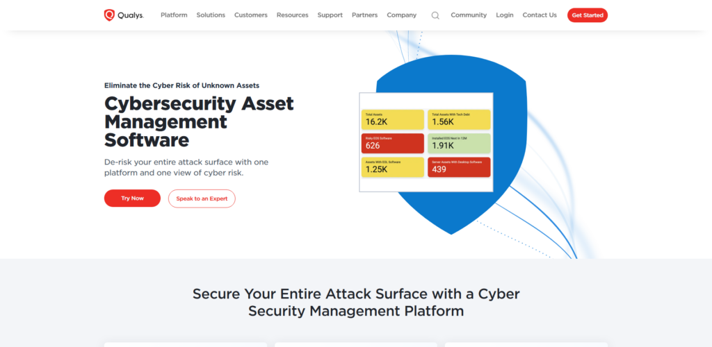 Qualys CyberSecurity Asset Management