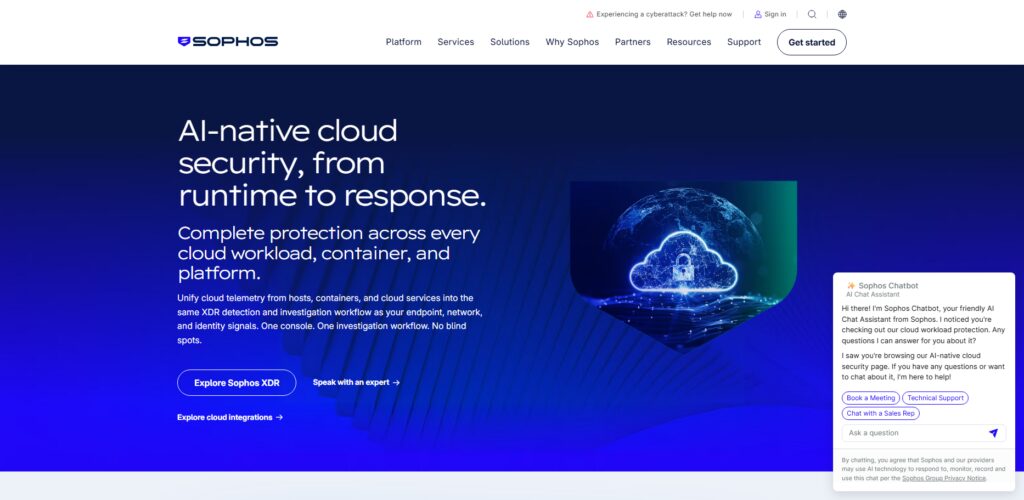 10 Best CWPP Tools for Banking Cloud Security (2026) 8 Sophos Cloud Optix CWPP