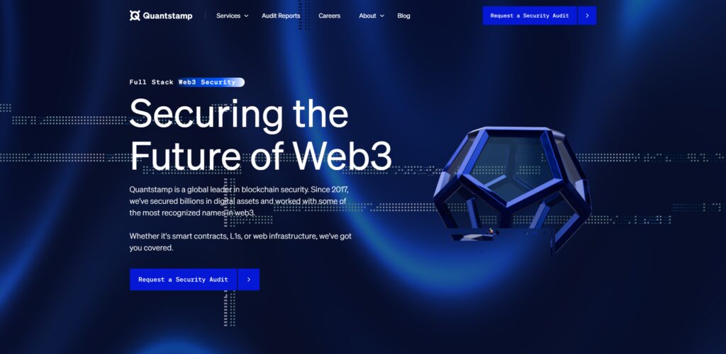 10 Best Smart Contract Auditing Platforms for High-TVL Web3 3 Quantstamp