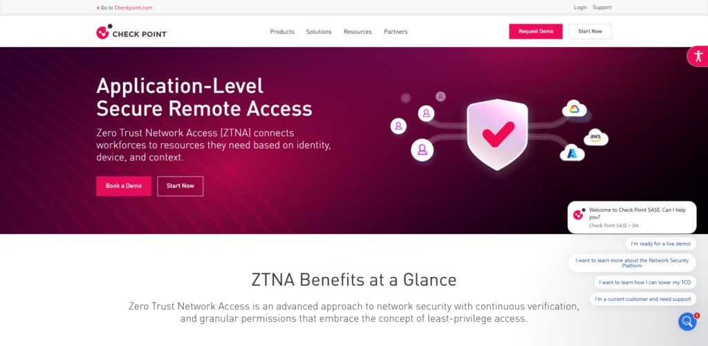 Check Point Harmony Connect ZTNA