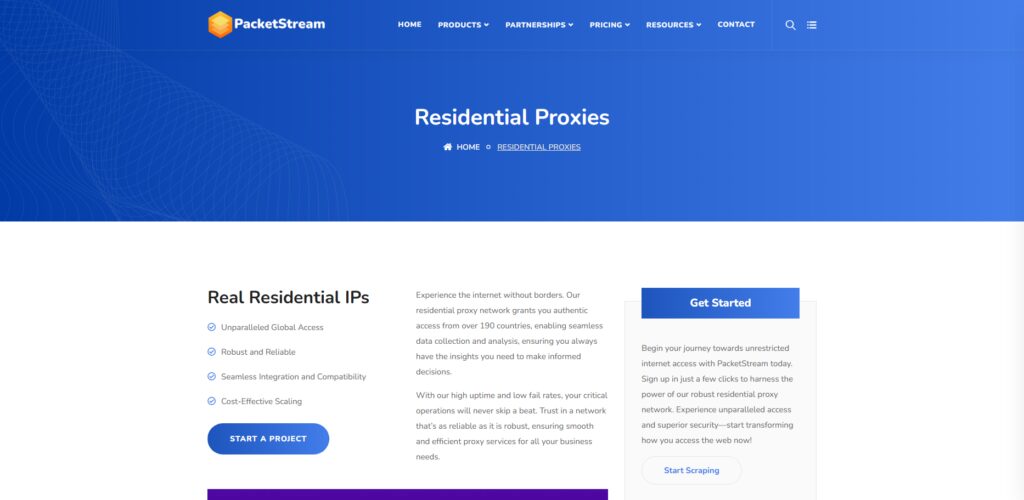 PacketStream Residential Proxies