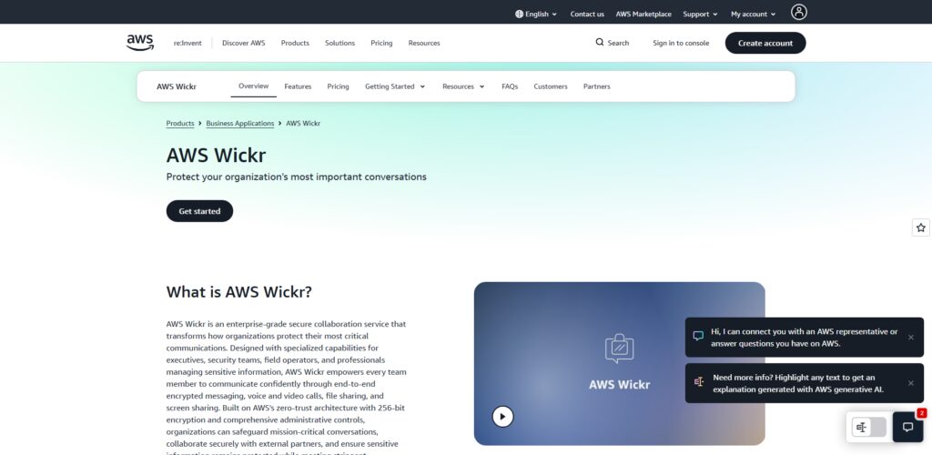 Wickr Enterprise (AWS)