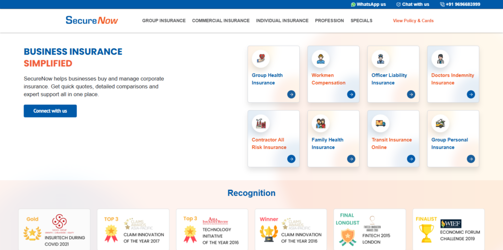 10 Best Professional Indemnity Insurance Brokers for Digital Freelancers 3 SecureNow