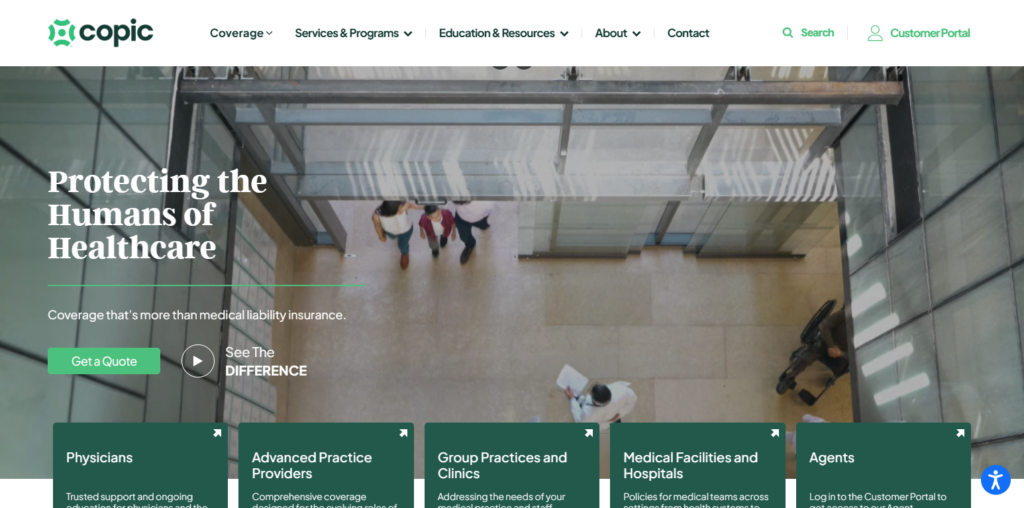 10 Best Medical Malpractice Insurance Carriers for Private Practices 8 COPIC
