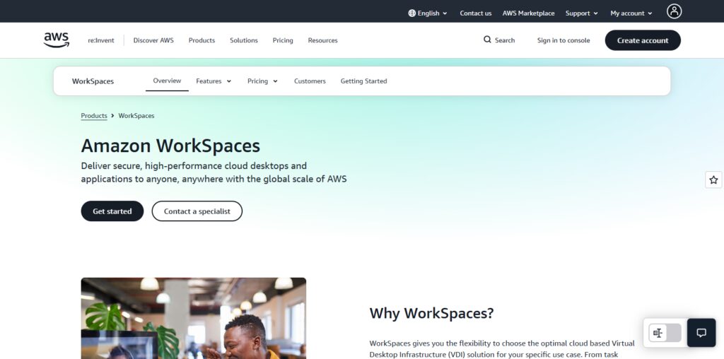 Amazon Web Services WorkSpaces