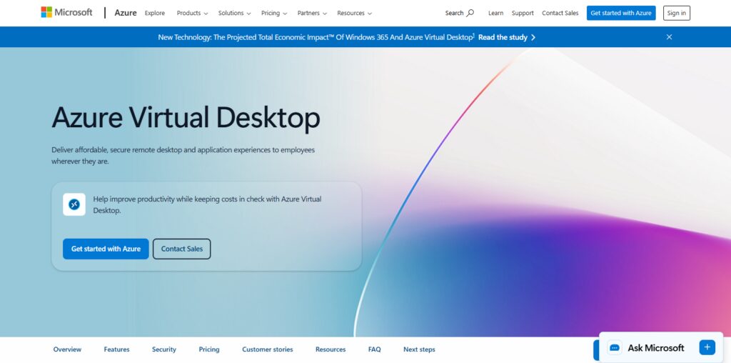 Microsoft Azure Virtual Desktop