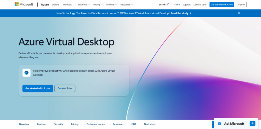Microsoft Azure Virtual Desktop