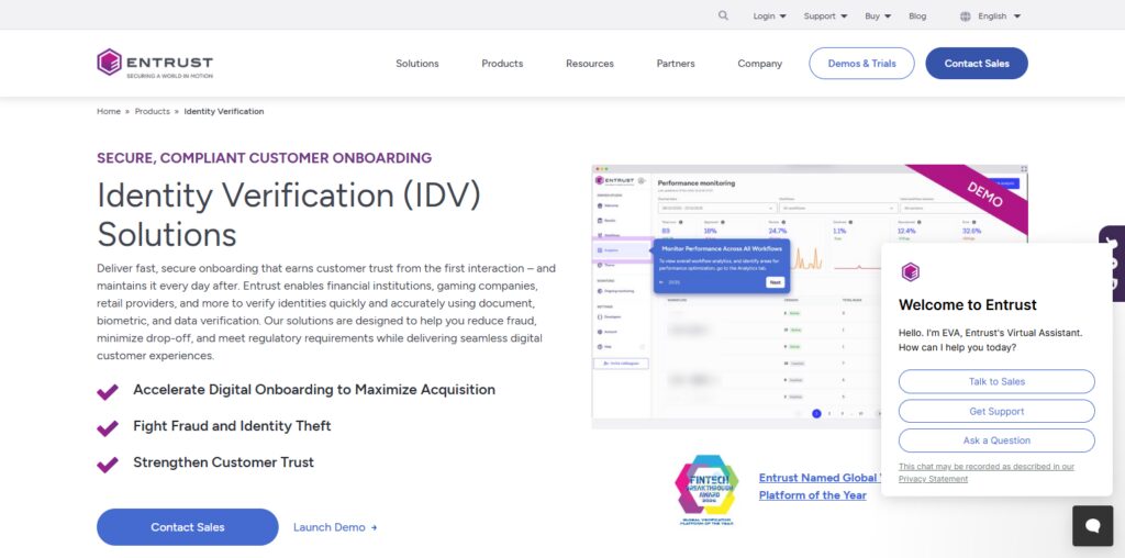 Entrust Identity Verification