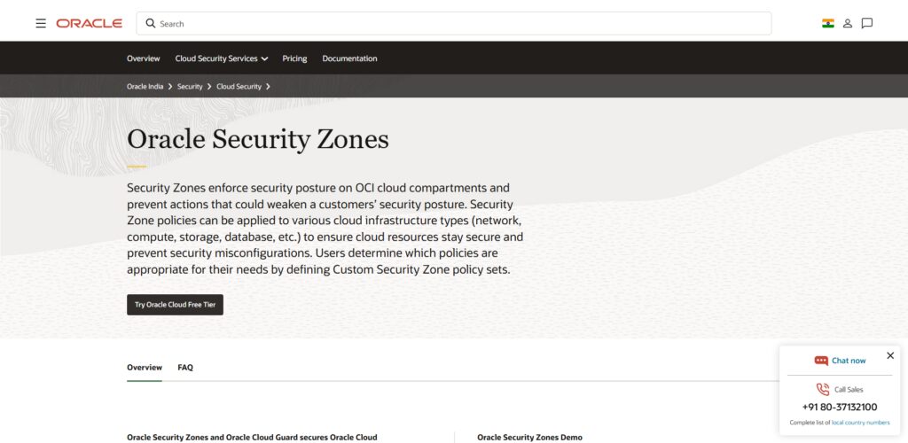Oracle Cloud Security Zones