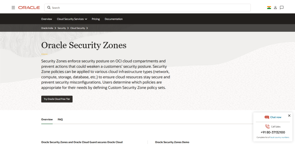 Oracle Cloud Security Zones
