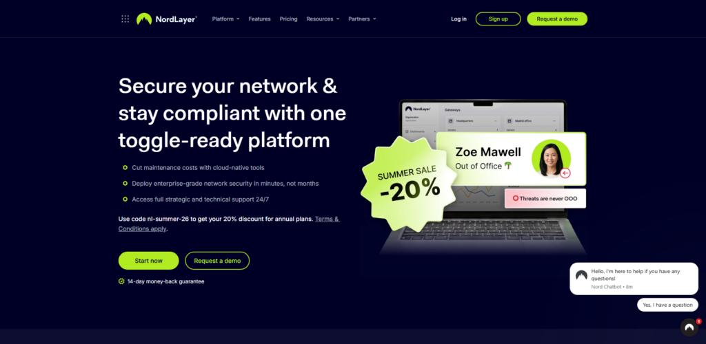 NordLayer Cloud Hosting