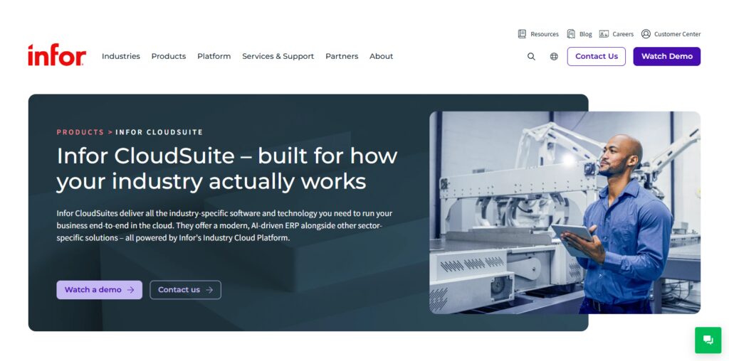  Infor CloudSuite
