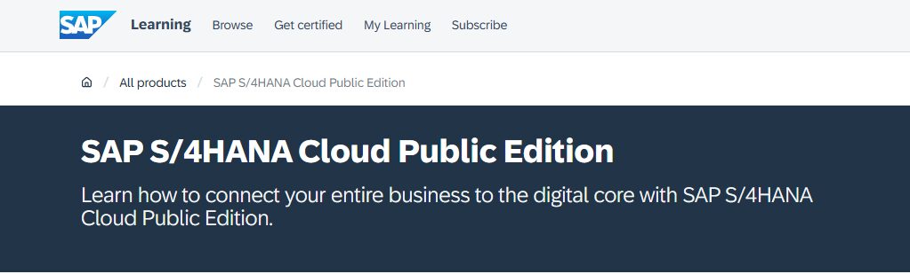 SAP S/4HANA Cloud