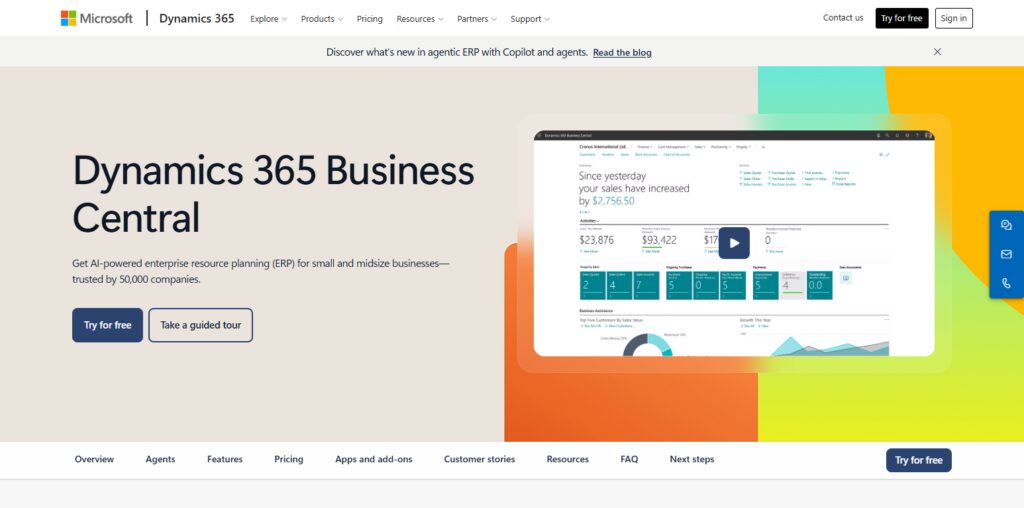 Microsoft Dynamics 365 Business Central