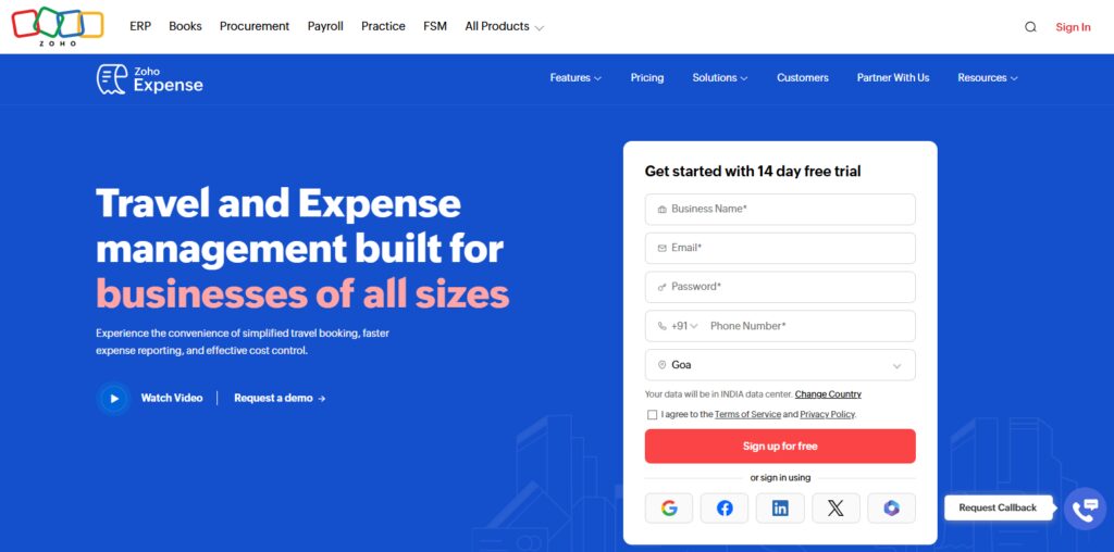 Zoho Expense