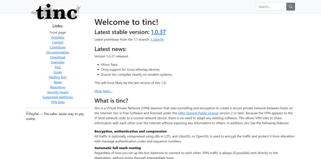 Tinc VPN