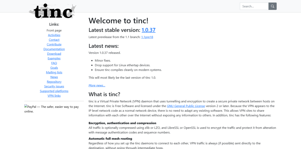 Tinc VPN