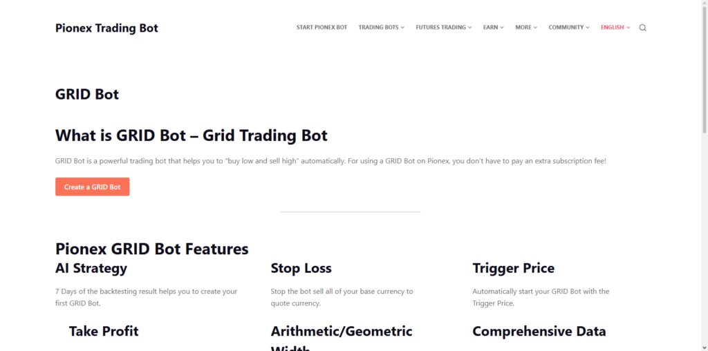 Pionex Grid Bot