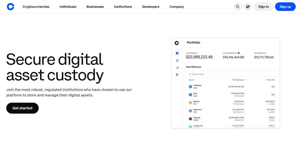 Coinbase Prime Custody