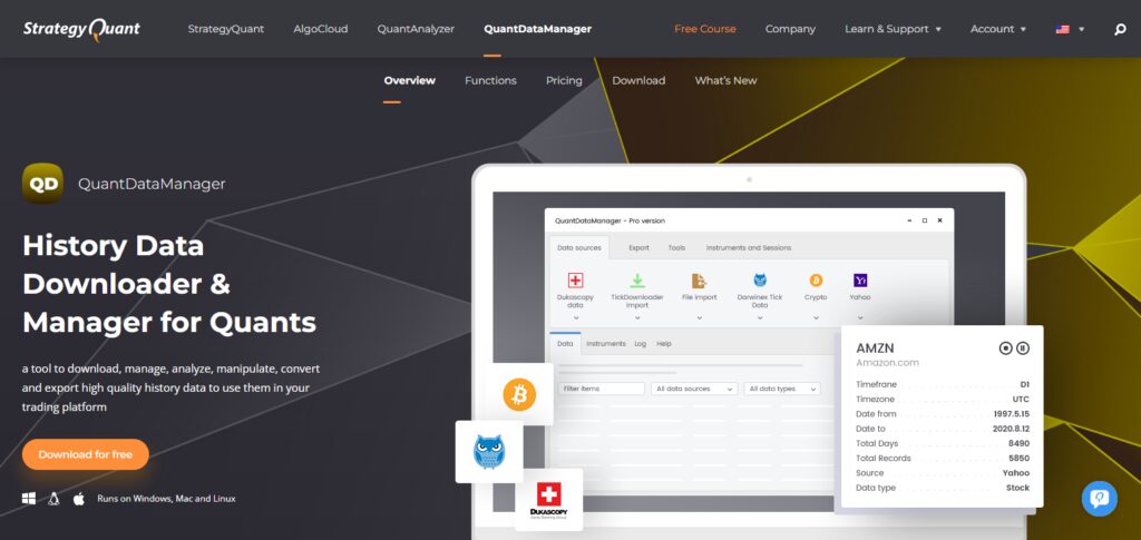 QuantDataManager (QDM)