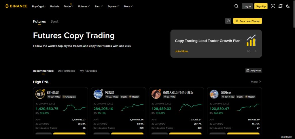 Binance Copy Trading