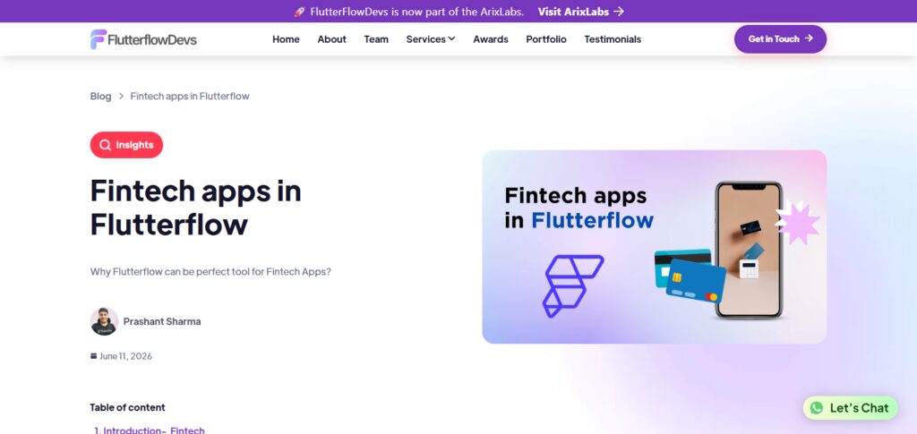 FlutterFlow FinTech