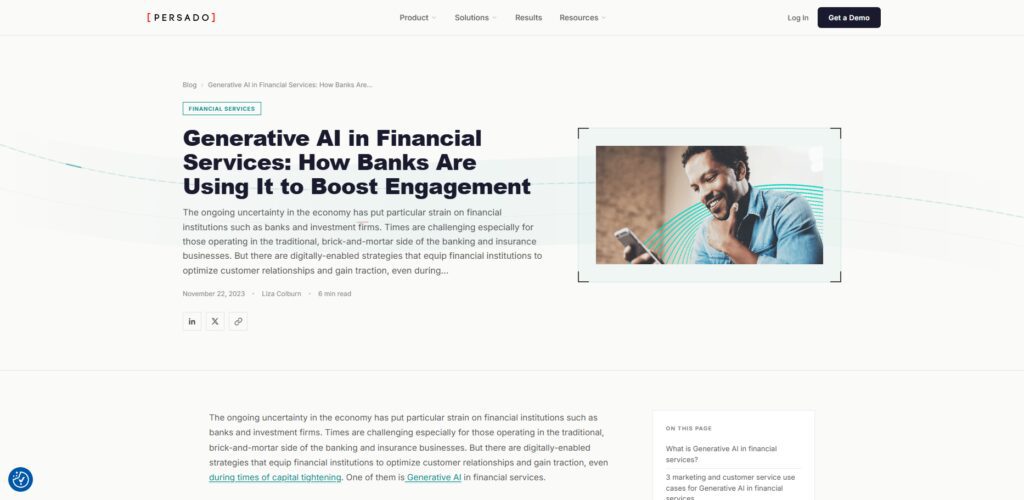 Persado Finance AI