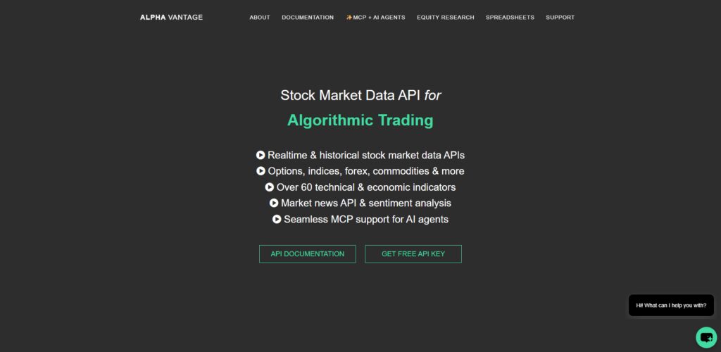 Alpha Vantage API