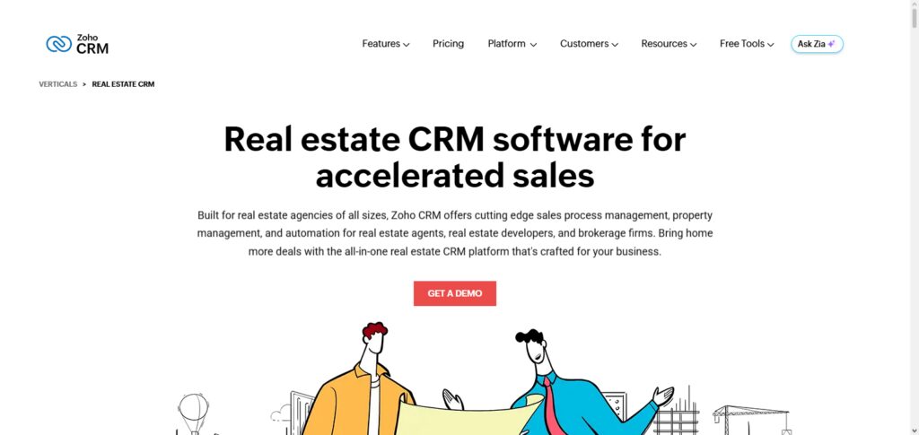 Zoho CRM Real Estate