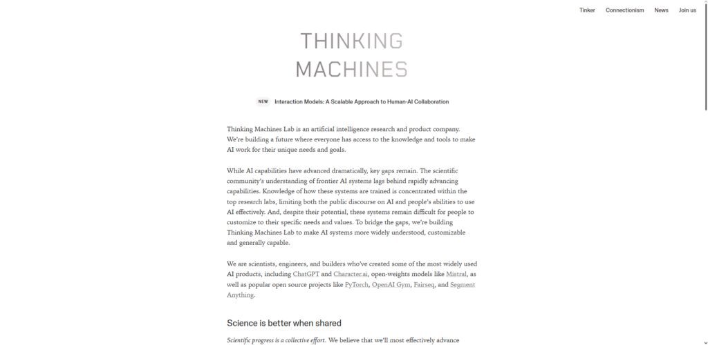 Thinking Machines Lab