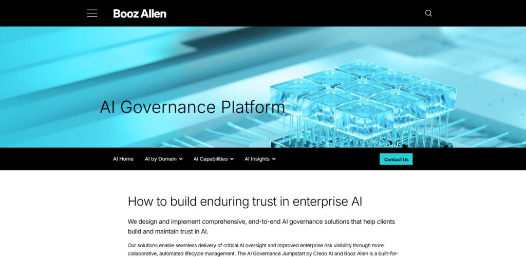 Booz Allen Hamilton AI Governance