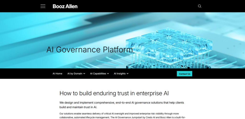 Booz Allen Hamilton AI Governance