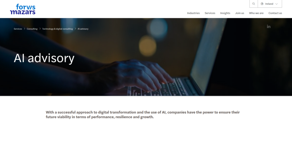 Mazars UK AI Advisory