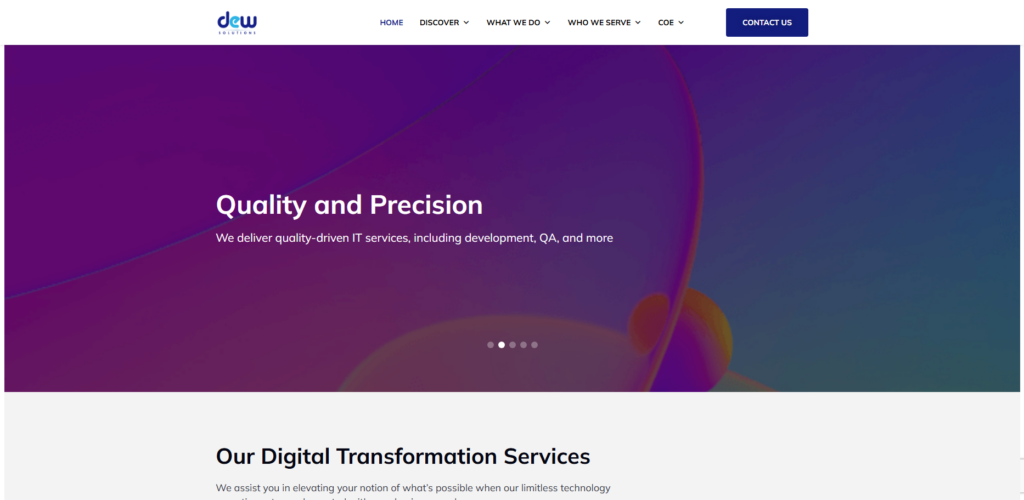 Dew Solutions (Bengaluru projects)