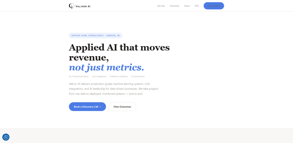 10 Top London Generative AI Agencies for Prompt Engineering 6 Valinor AI