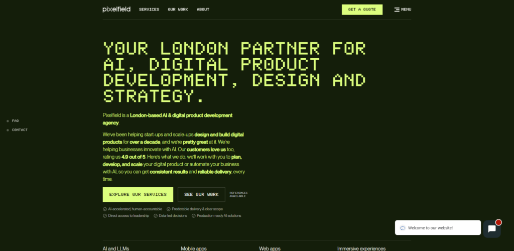 10 Top London Generative AI Agencies for Prompt Engineering 4 Pixelfield