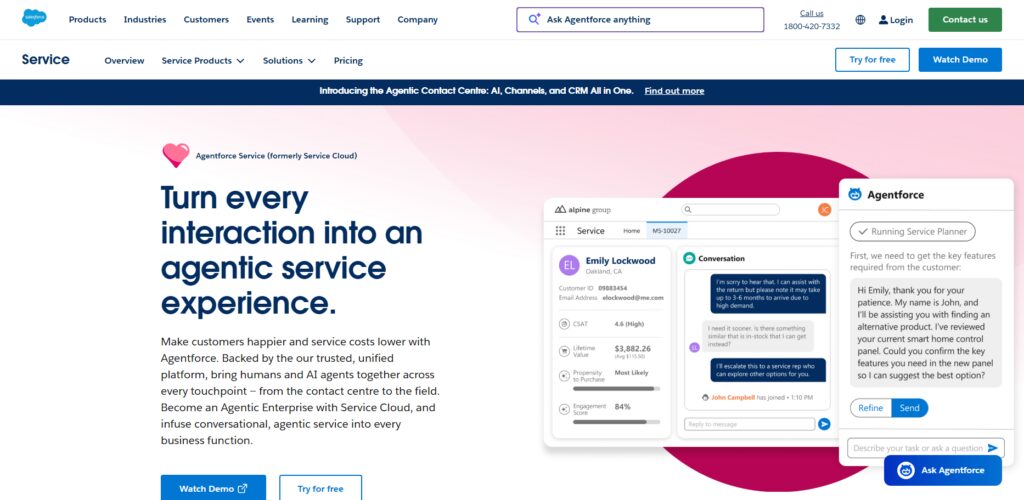Salesforce Service Cloud